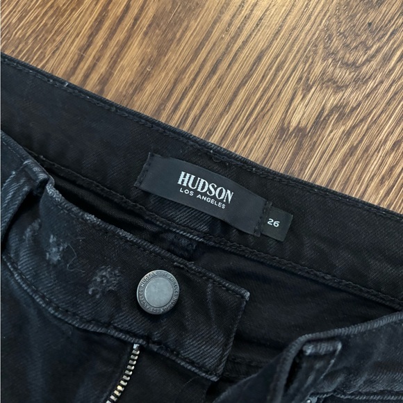 Hudson size 26 frayed denim shorts. - Picture 2 of 2